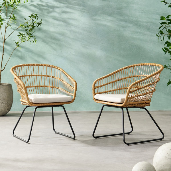 TERRY CHAIR,2PCS With 2 Cushions